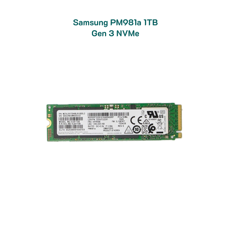 Ổ cứng 1Tb Samsung PM981a NVMe PCIe 3.0 x4