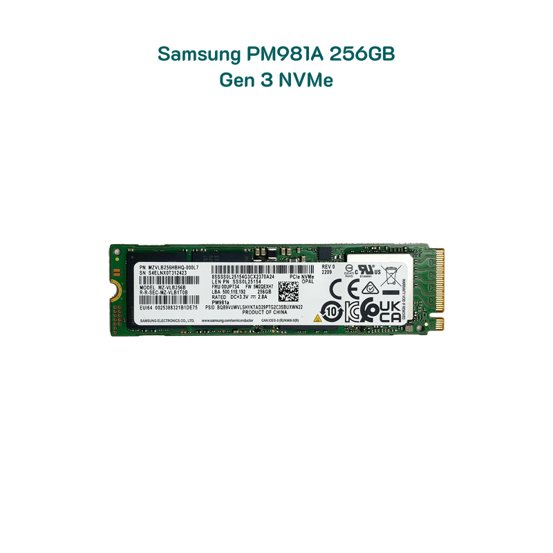 Ổ cứng 256Gb Samsung PM981a NVMe PCIe 3.0 x4
