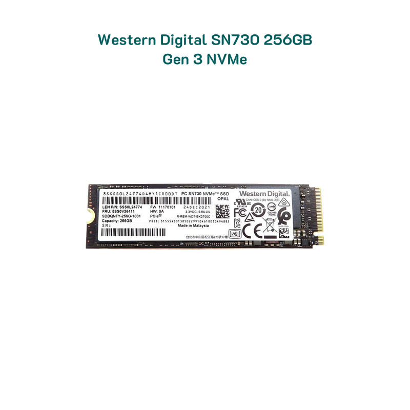 Ổ cứng 256Gb Western Digital SN730 NVMe PCIe 3.0 x4