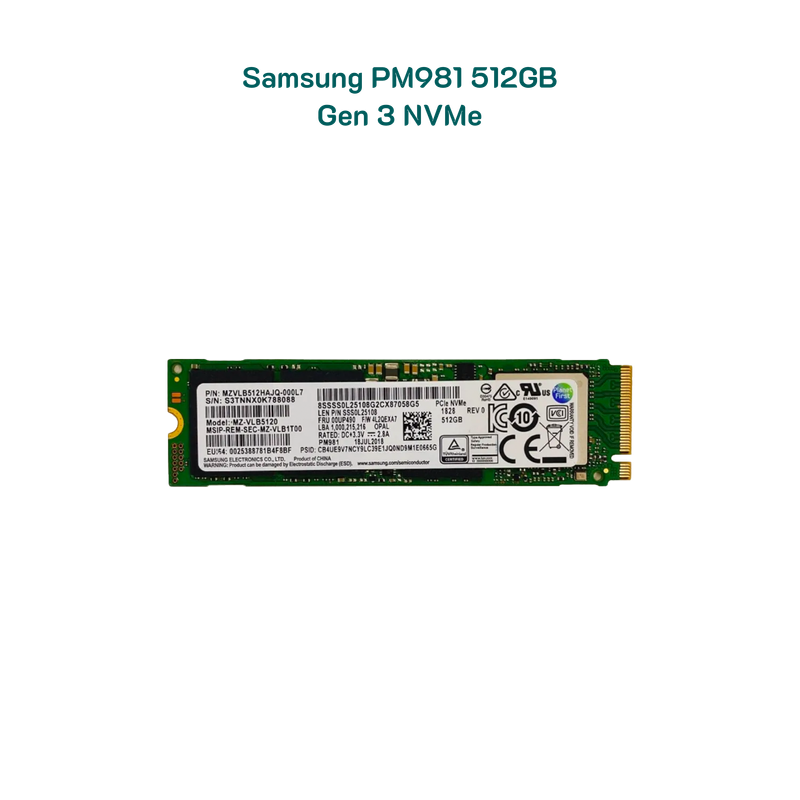 Ổ cứng 512Gb Samsung PM981 NVMe PCIe 3.0 x4