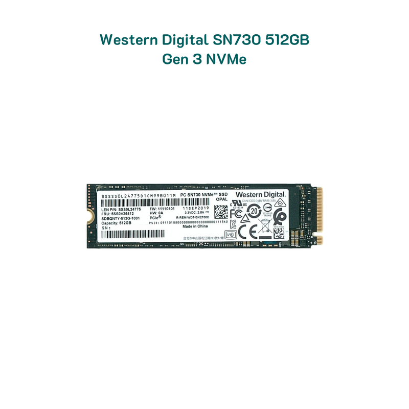 Ổ cứng 512Gb Western Digital SN730 NVMe PCIe 3.0 x4