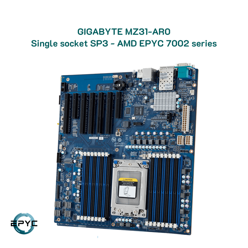 Mainboard server Gigabyte MZ31-AR0 Single AMD EPYC 7002 series