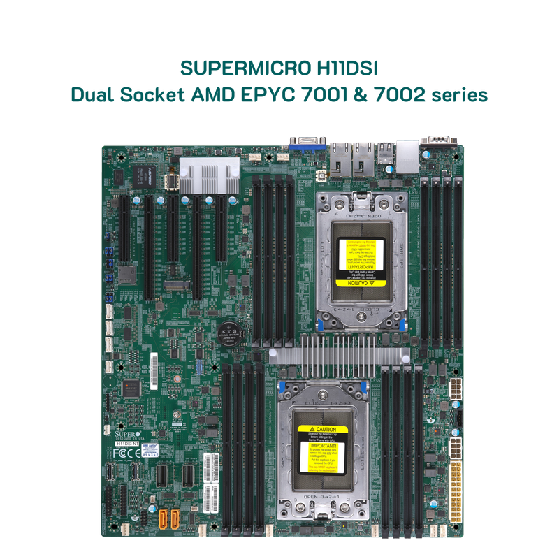 Mainboard server Supermicro H11DSi dual AMD EPYC 7001/7002 series