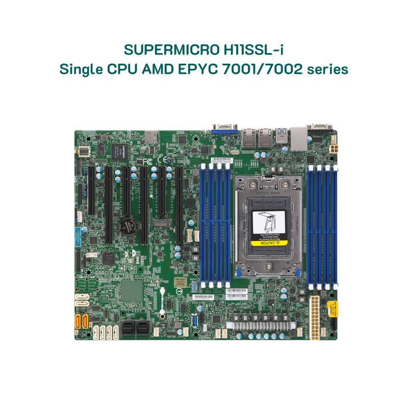 Mainboard server Supermicro H11SSL-i đơn AMD EPYC 7001/7002 series