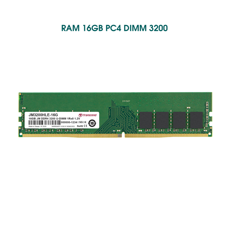 RAM PC cho desktop 16GB DIMM DDR4 3200 Mixed
