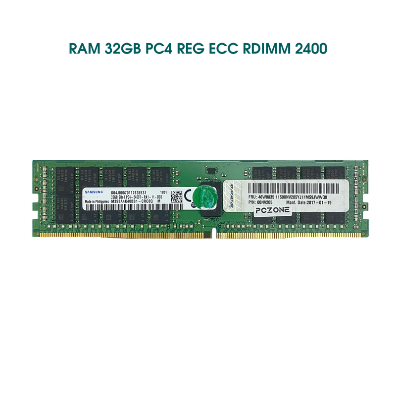 RAM 32GB Registered ECC RDIMM DDR4 2400 Mixed