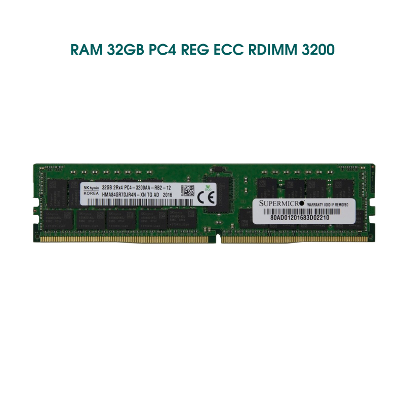 RAM 32GB Registered ECC RDIMM DDR4 3200 Mixed