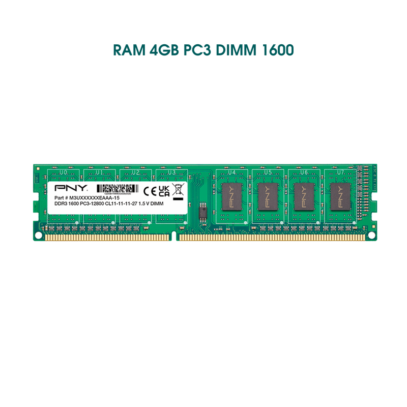 RAM PC cho desktop 4GB DIMM DDR3 1600 Mixed