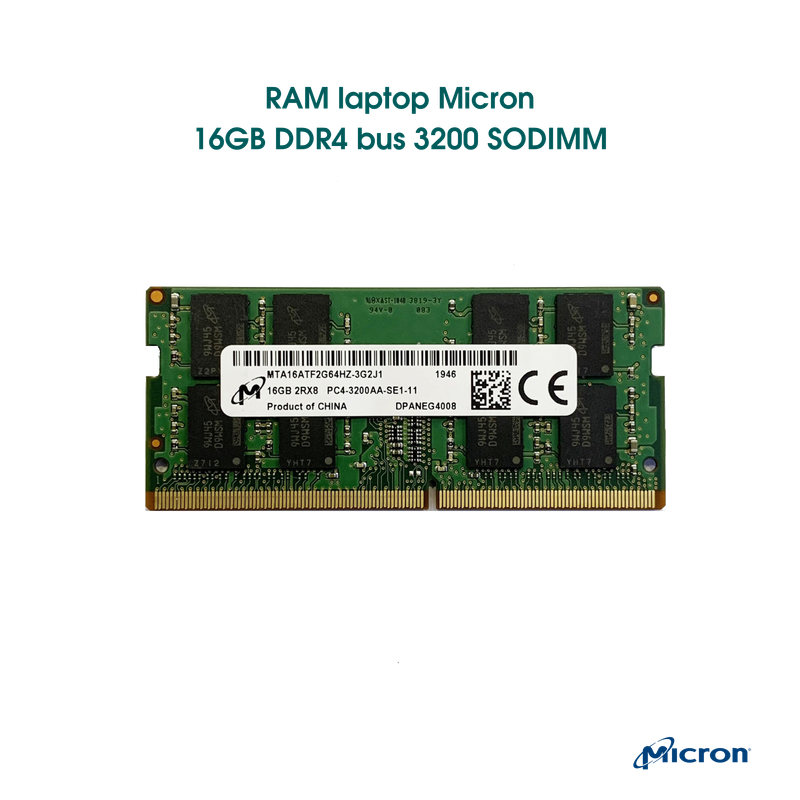 RAM laptop Micron 16GB DDR4 bus 3200 SODIMM