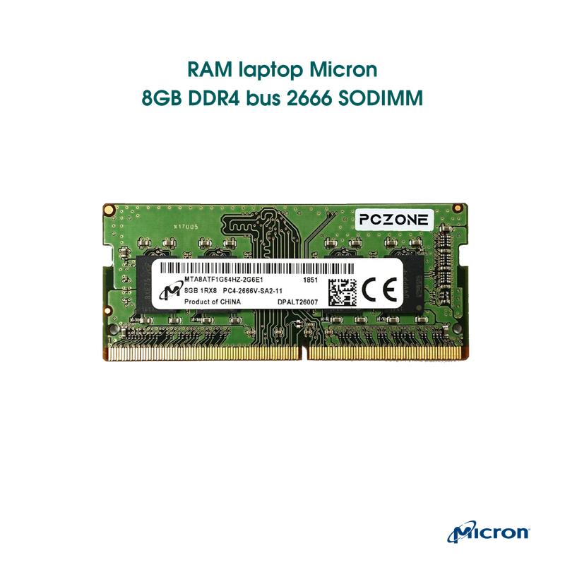 RAM laptop Micron 8GB DDR4 bus 2666 SODIMM