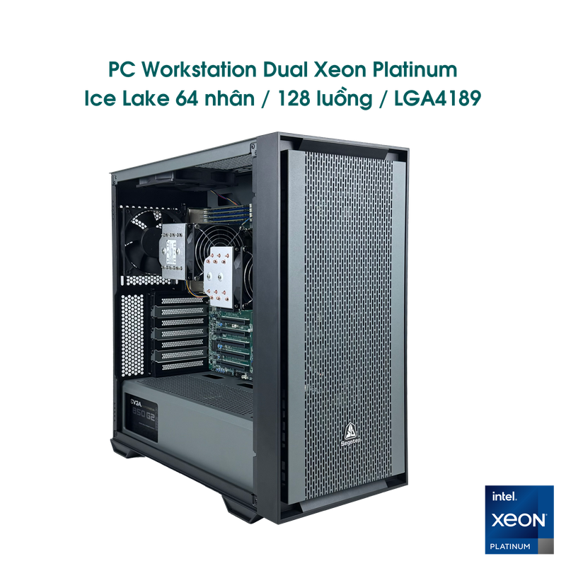 PC workstation Dual Xeon Platinum 8358 ES (Xeon Scalable gen 3)