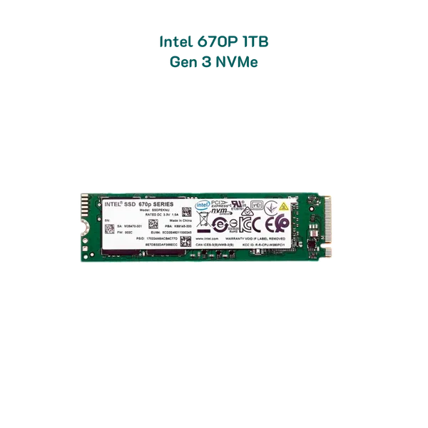 Ổ cứng 1Tb Intel 670p NVMe PCIe 3.0 x4