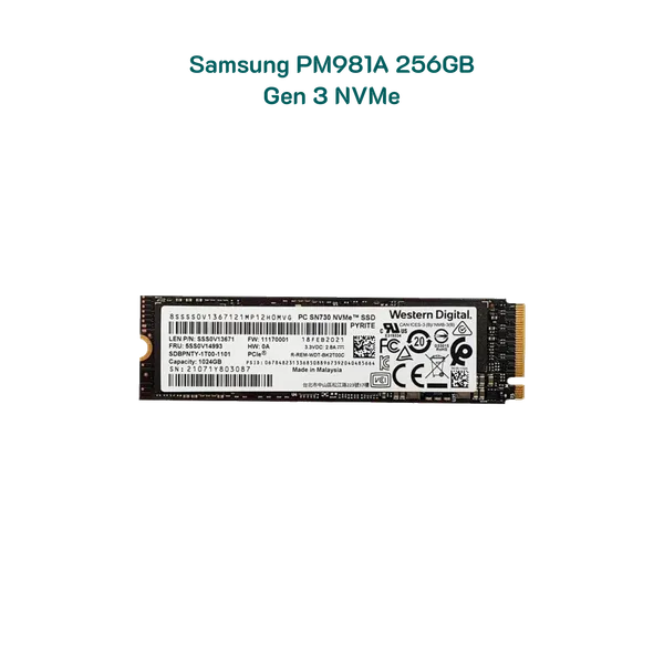 Ổ cứng 1Tb Western Digital SN730 NVMe PCIe 3.0 x4