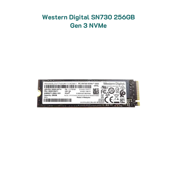 Ổ cứng 256Gb Western Digital SN730 NVMe PCIe 3.0 x4