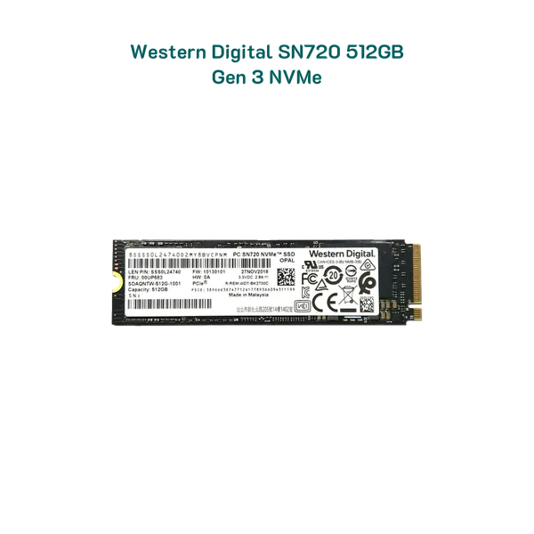 Ổ cứng 512Gb Western Digital SN720 NVMe PCIe 3.0 x4