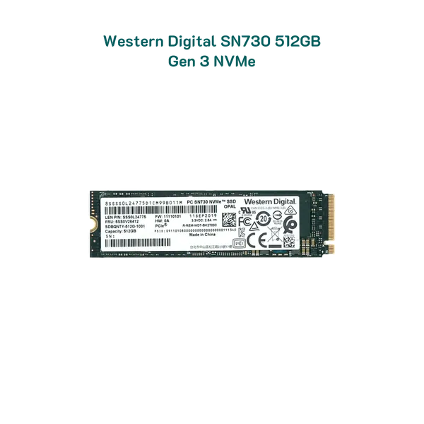 Ổ cứng 512Gb Western Digital SN730 NVMe PCIe 3.0 x4