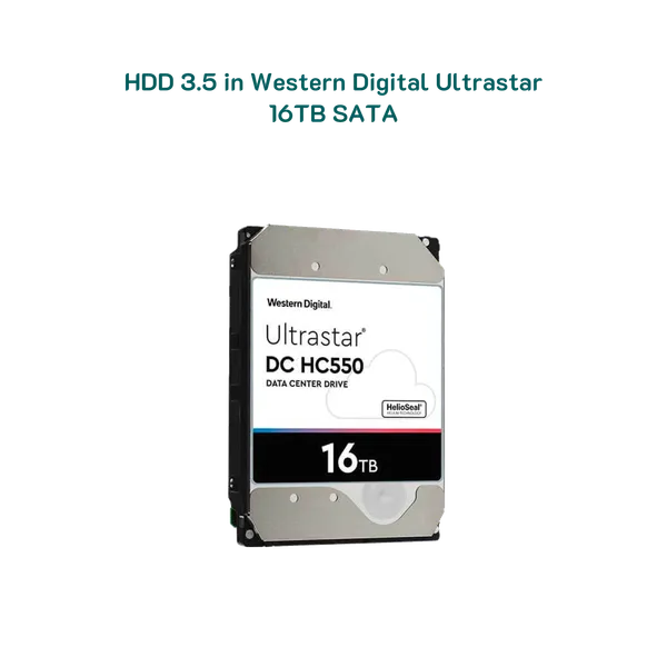 Ổ cứng HDD 3.5in WD Ultrastar DC HC550 16TB