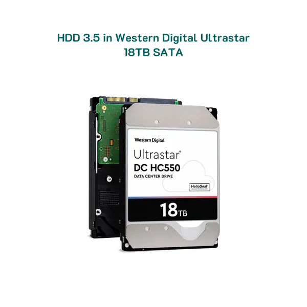 Ổ cứng HDD 3.5in WD Ultrastar DC HC550 18TB