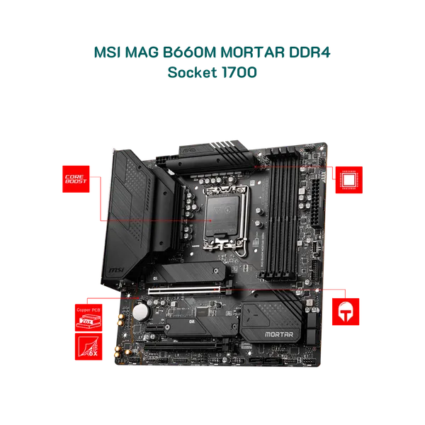 Mainboard MSI MAG B660M Mortar DDR4