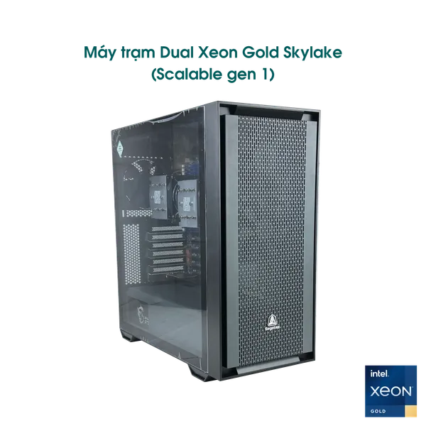 PC workstation Dual Xeon Gold 40 nhân / 80 luồng