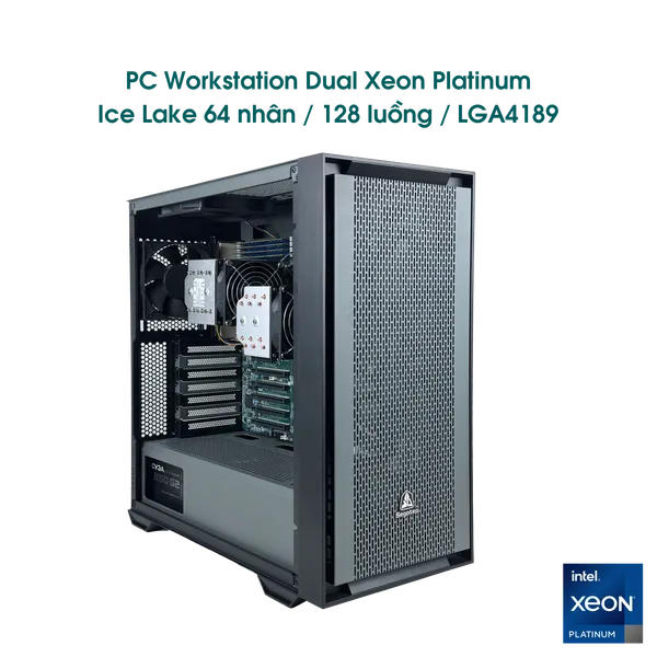 PC workstation Dual Xeon Platinum 8358 ES (Xeon Scalable gen 3)