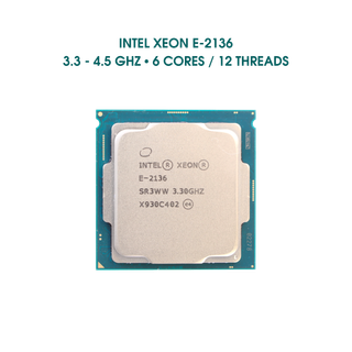 CPU Intel Xeon E-2136